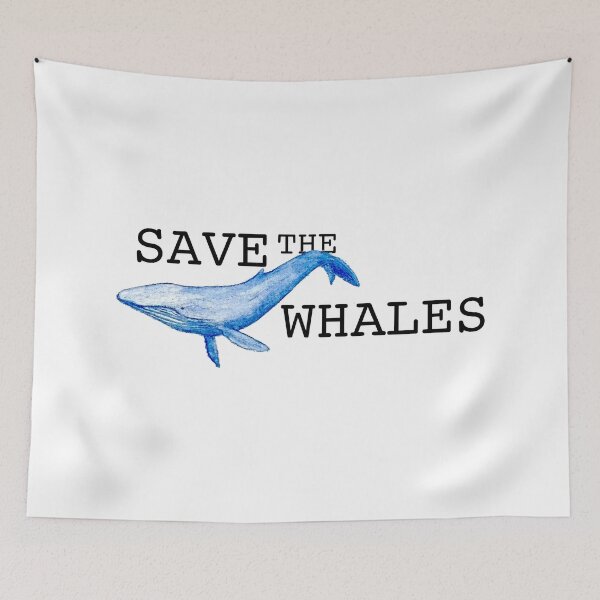 Item preview, Save the whales designed and sold by The Curious Cat.