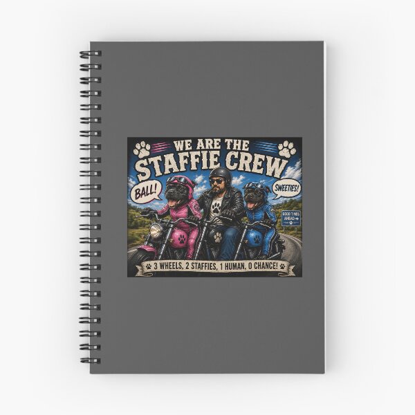 Item preview, We Are the Staffie Crew designed and sold by Hornace88studio.