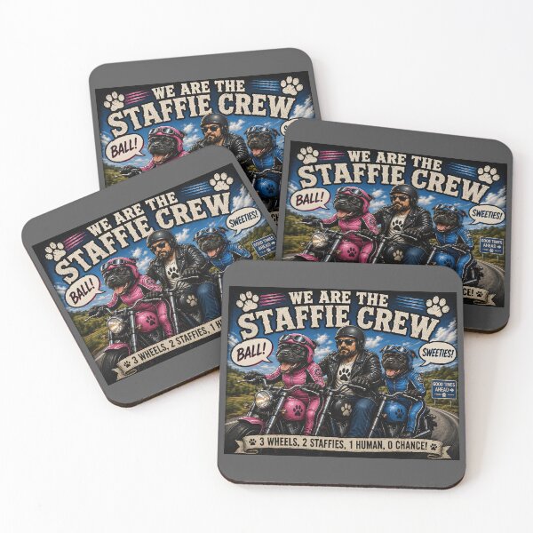 Item preview, We Are the Staffie Crew designed and sold by Hornace88studio.