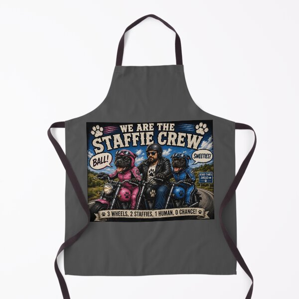 Item preview, We Are the Staffie Crew designed and sold by Hornace88studio.