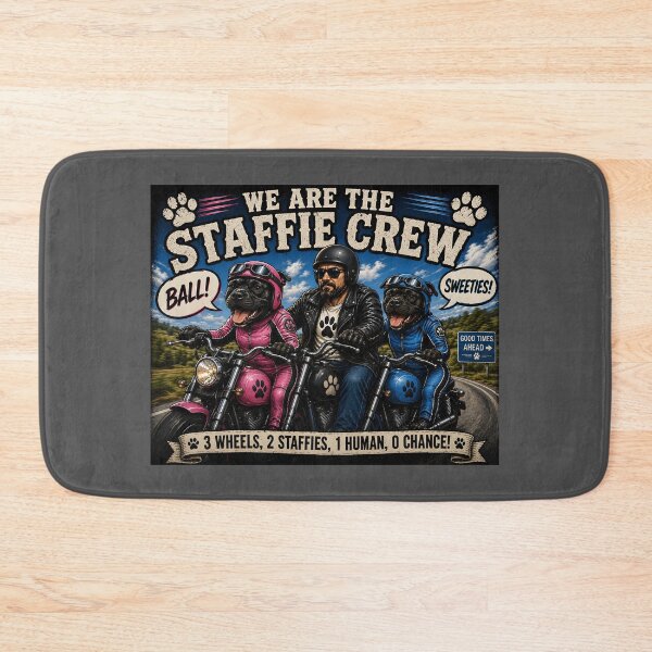 Item preview, We Are the Staffie Crew designed and sold by Hornace88studio.