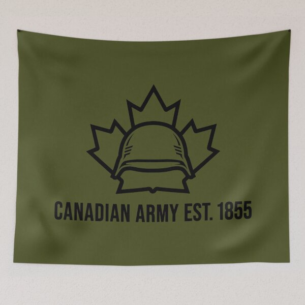 Item preview, Canadian Army EST. 1855 Maple Leaf Helmet Military Emblem designed and sold by kanjxtan.
