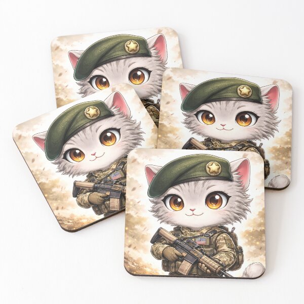 Item preview, Soldier Cat  designed and sold by Meow Story .