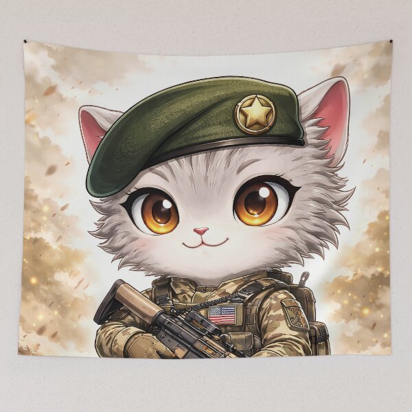 Item preview, Soldier Cat  designed and sold by Meow Story .