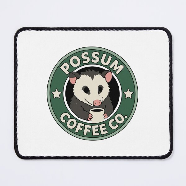 Item preview, Possum Coffee Co Cute Opossum Holding Coffee Cup designed and sold by wingoo22.
