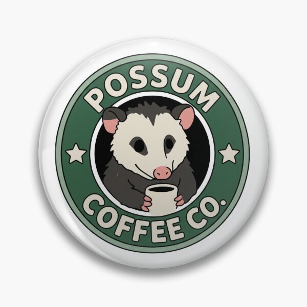 Item preview, Possum Coffee Co Cute Opossum Holding Coffee Cup designed and sold by wingoo22.