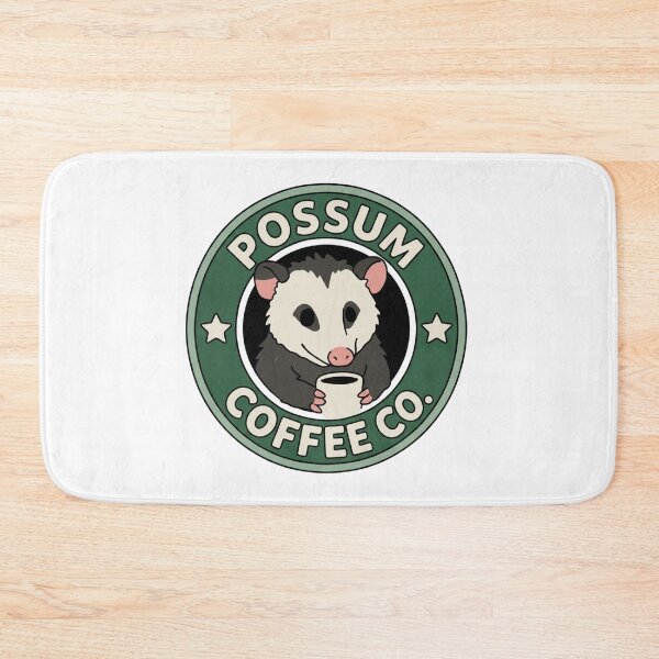 Item preview, Possum Coffee Co Cute Opossum Holding Coffee Cup designed and sold by wingoo22.