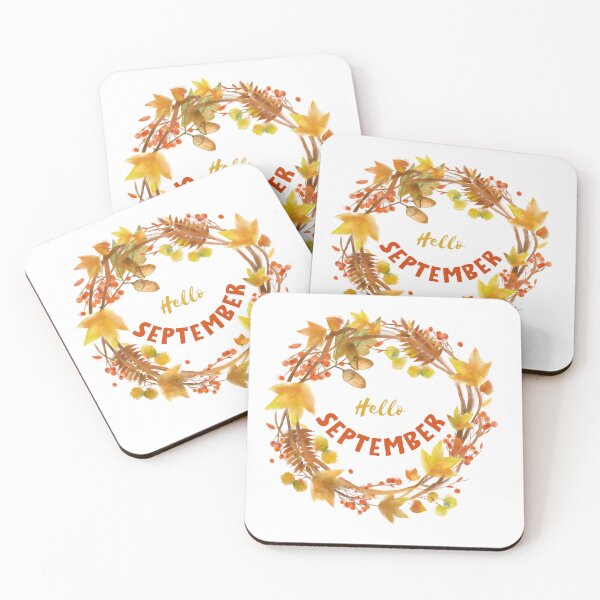 Item preview, Hello September, autumn, fall design designed and sold by ewicraft.