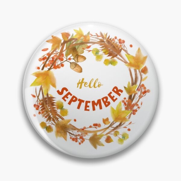 Item preview, Hello September, autumn, fall design designed and sold by ewicraft.