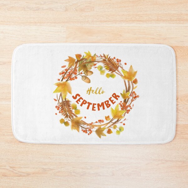 Item preview, Hello September, autumn, fall design designed and sold by ewicraft.