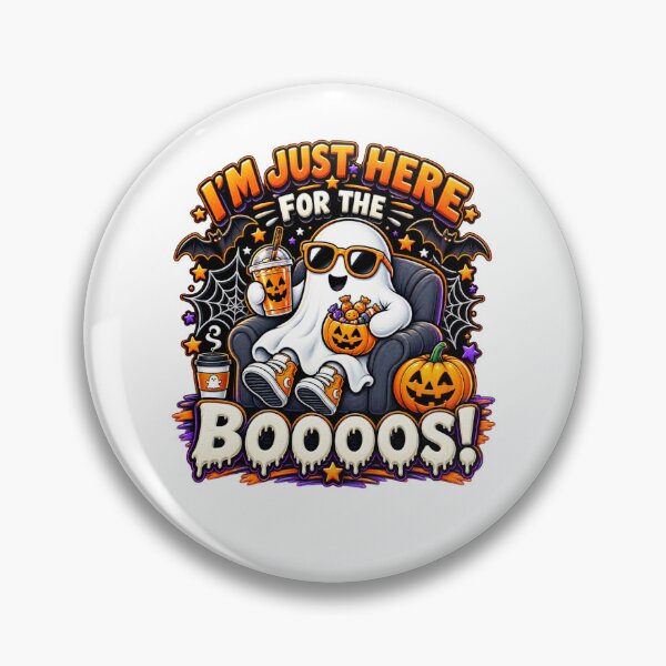 Item preview, Halloween at just here for the Boooos designed and sold by DailyQuestPrint.