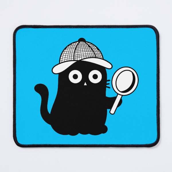 Item preview, Funny Detective Cat in Sherlock Holmes Style – Mystery Kitten. Cute Detective Cat in Sherlock Holmes Style designed and sold by DibujandoPorfa.