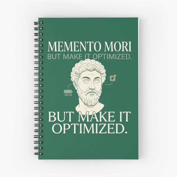 Item preview, Memento Mori Optimized Stoic Tee designed and sold by EIPTOW.