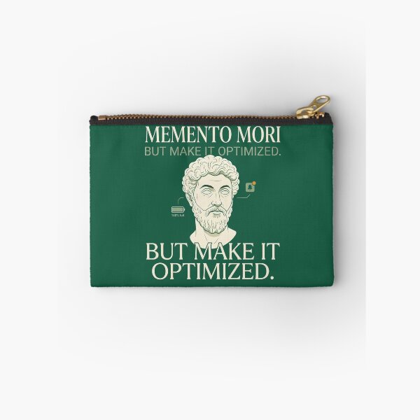 Item preview, Memento Mori Optimized Stoic Tee designed and sold by EIPTOW.