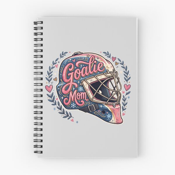 Item preview, Goalie Mom Retro Hockey Mask | Ice Hockey Goalie Mom designed and sold by MoqunaDesign.