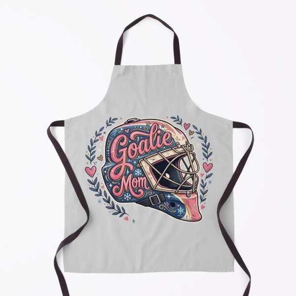 Item preview, Goalie Mom Retro Hockey Mask | Ice Hockey Goalie Mom designed and sold by MoqunaDesign.