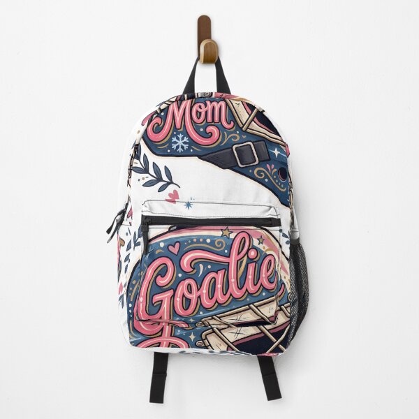 Item preview, Goalie Mom Retro Hockey Mask | Ice Hockey Goalie Mom designed and sold by MoqunaDesign.