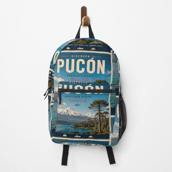 Item preview, Cartel de viaje de Pucón Chile – Volcán, Lago y Araucanía designed and sold by ElartedeNoel.