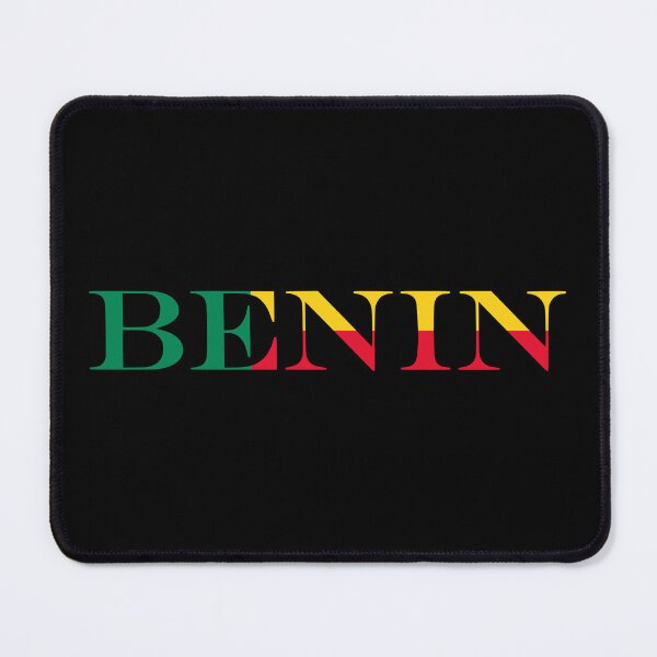 Item preview, Benin Country Name Typography Flag | Beninese Text Inside Flag Design designed and sold by NTGUILTY.