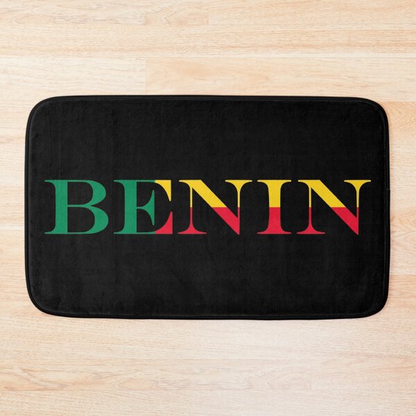 Item preview, Benin Country Name Typography Flag | Beninese Text Inside Flag Design designed and sold by NTGUILTY.