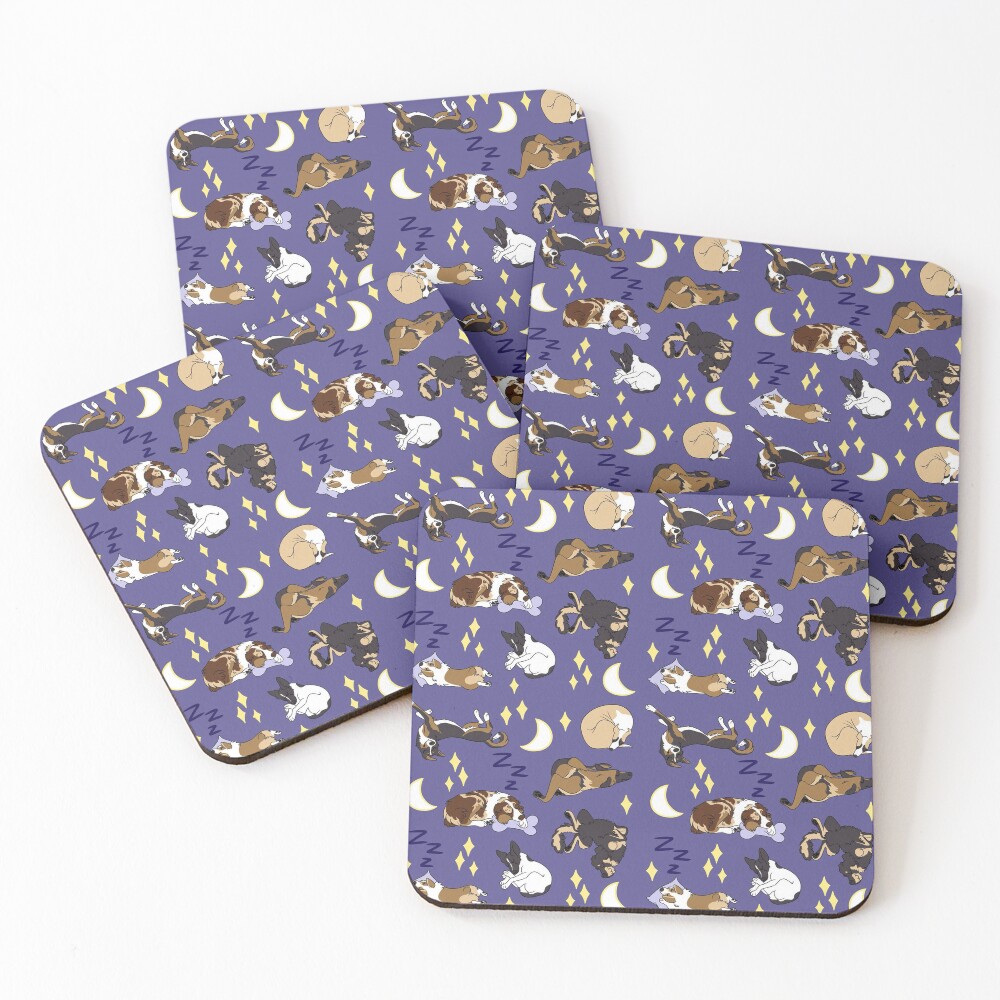 Item preview, Coasters (Set of 4) designed and sold by PerryPaws.