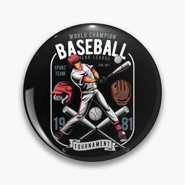 Aperçu de l'œuvre Tournoi des champions du monde de baseball vintage créée et vendue par heedooppod.