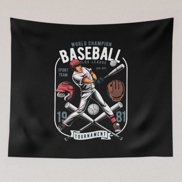 Item preview, Vintage Baseball World Champion Player Tournament designed and sold by heedooppod.