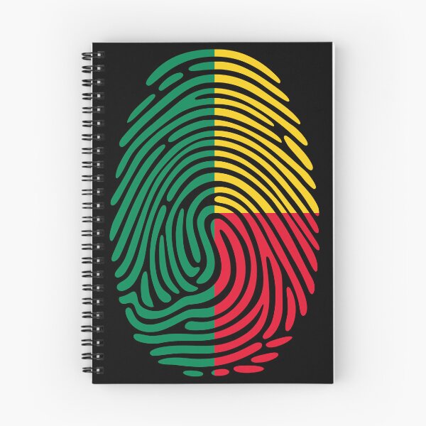 Item preview, Benin Flag Fingerprint Identity | Beninese DNA Heritage Graphic designed and sold by NTGUILTY.