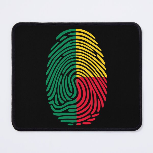 Item preview, Benin Flag Fingerprint Identity | Beninese DNA Heritage Graphic designed and sold by NTGUILTY.