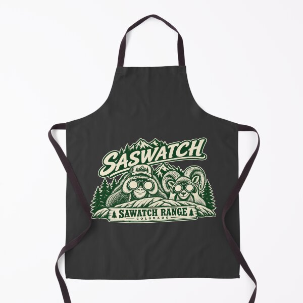 Item preview, Saswatch, sasquatch y borregos cimarrones observando a los humanos en Sawatch, América. designed and sold by BigfeetLittlepaws.