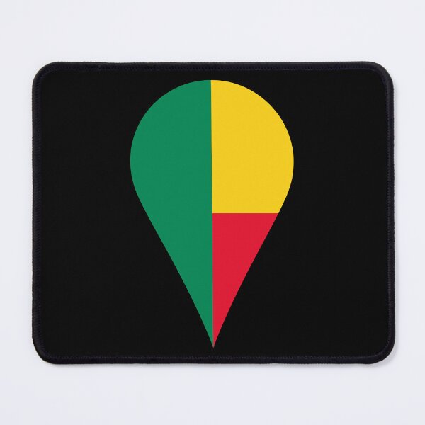 Item preview, Benin Flag Location Pin Map Marker | Beninese Destination GPS Icon designed and sold by NTGUILTY.