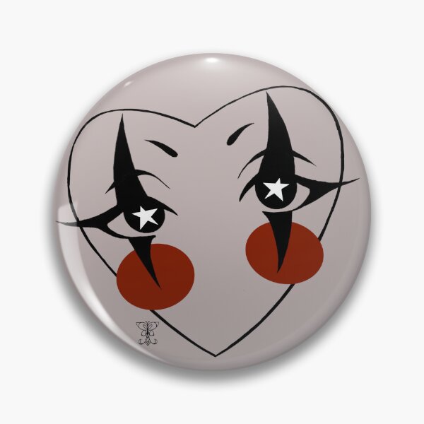 Item preview, Clown Heart designed and sold by JuniperPineArts.