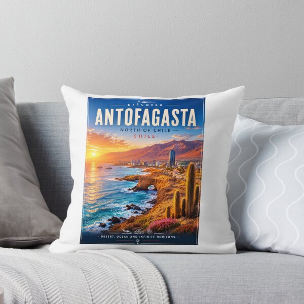 Item preview, Antofagasta Chile Travel Poster – Northern Chile Coast & Desert designed and sold by ElartedeNoel.