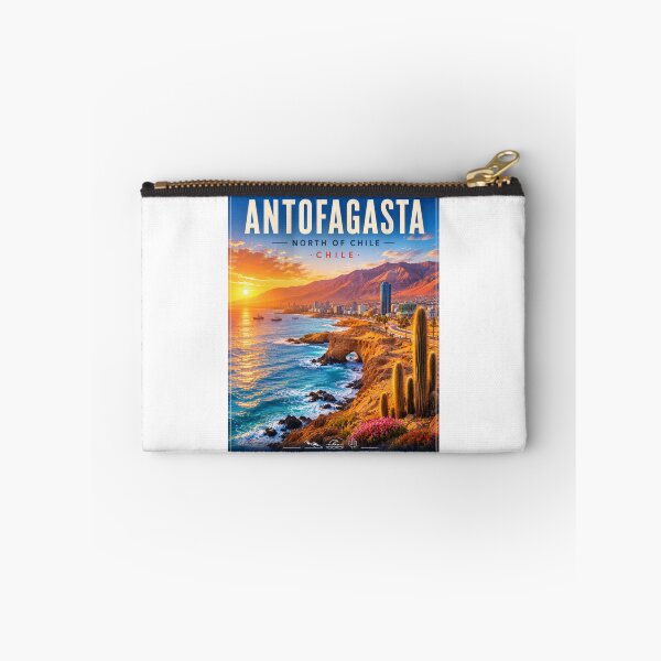 Item preview, Antofagasta Chile Travel Poster – Northern Chile Coast & Desert designed and sold by ElartedeNoel.