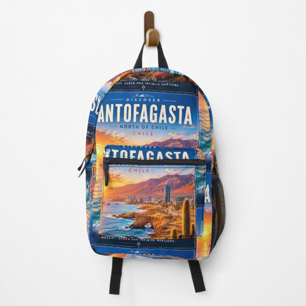 Item preview, Antofagasta Chile Travel Poster – Northern Chile Coast & Desert designed and sold by ElartedeNoel.