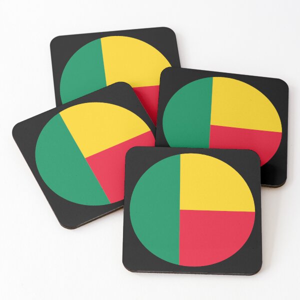 Item preview, Round Benin Flag Icon | Circular Beninese Flag Button Element designed and sold by NTGUILTY.