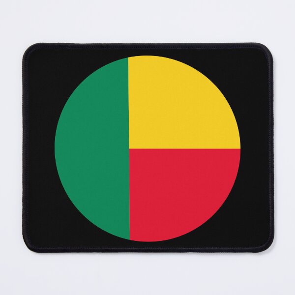 Item preview, Round Benin Flag Icon | Circular Beninese Flag Button Element designed and sold by NTGUILTY.