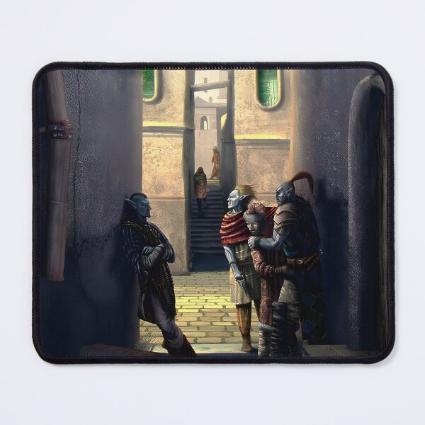 Item preview, Morrowind Balmora Back Alley Encounter | The Elder Scrolls Unofficial Fan Art designed and sold by My Artprintz.