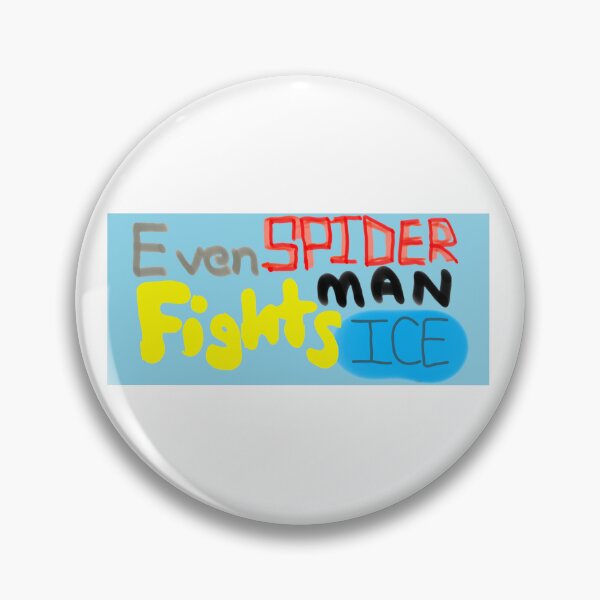 Item preview, Spider Versus ICE (Proceeds go to Amnesty International USA) designed and sold by Cariselle CozyCorner.