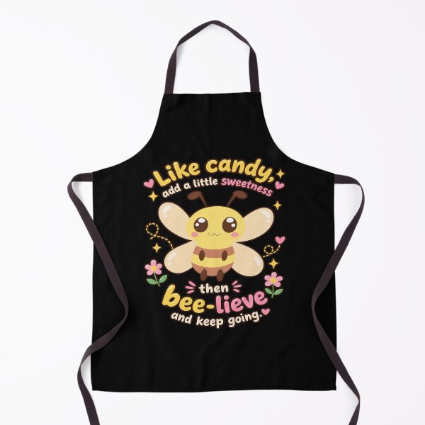 Item preview, Cute Bee Motivational Quote Bee-lieve and Keep Going Sweet Kawaii Design designed and sold by MathuraPresent.