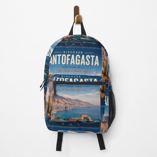 Item preview, Antofagasta Chile Travel Poster – Northern Chile Coast & Desert designed and sold by ElartedeNoel.
