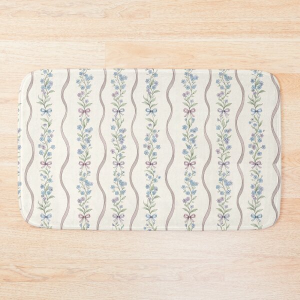 Item preview, Vintage Floral Vines and Bows Pattern designed and sold by ITCHAWAWAA.