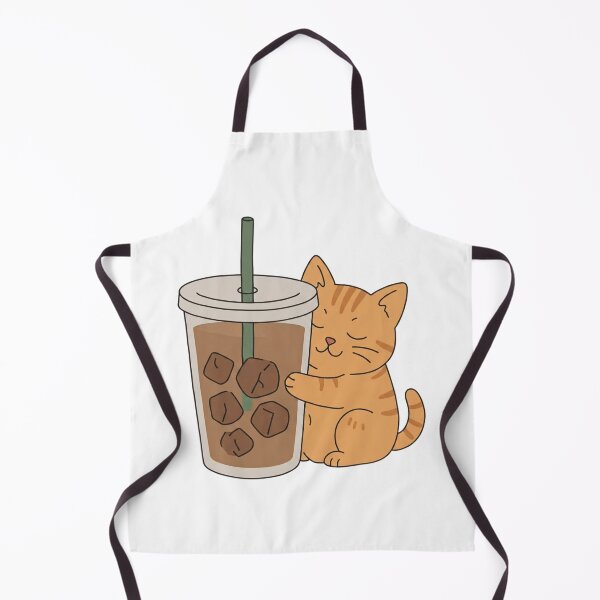 Item preview, Cute Cat Hugging Iced Coffee Cup designed and sold by wingoo22.