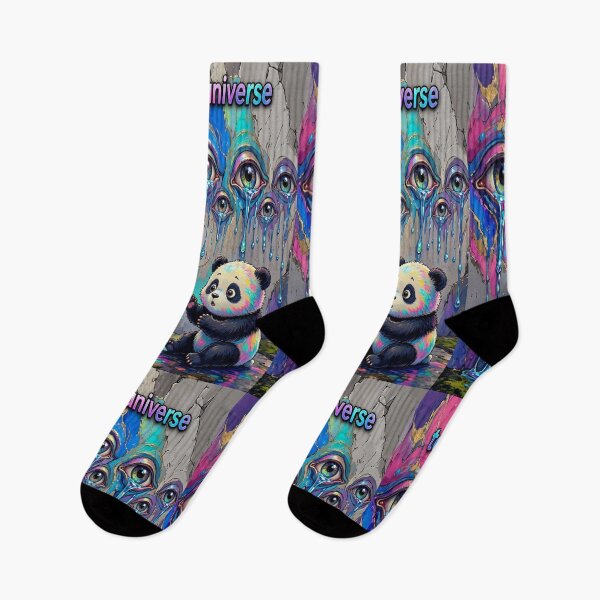 Item preview, Tears of the Universe Trippy Crying Eyes and Cute Panda designed and sold by Breezes-of-Ida.
