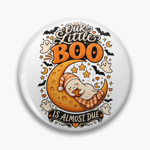 Item preview, Our Little Boo Is Almost Due – Cute Halloween Baby Announcement designed and sold by will freed18.