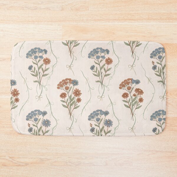 Item preview, Vintage Floral Bouquets and Bows Pattern designed and sold by ITCHAWAWAA.