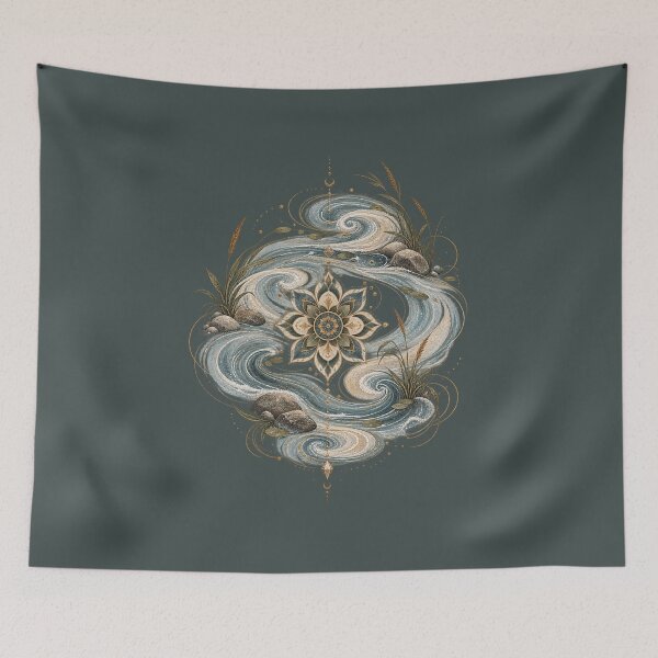 Item preview, Current Rosette River Nature Mandala Art designed and sold by StoneOak.