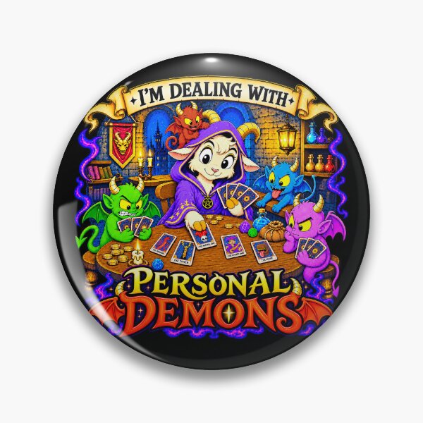 Item preview, I'm Dealing With Personal Demons designed and sold by LorePop.