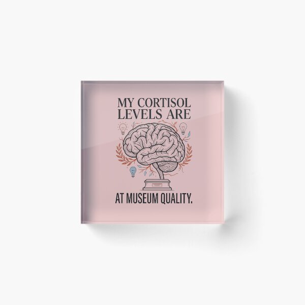 Item preview, Museum Quality Cortisol Levels Pillow designed and sold by EIPTOW.