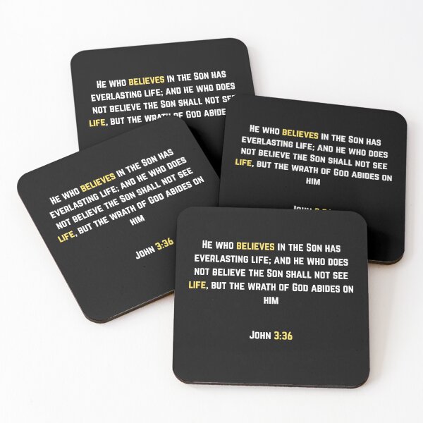 Item preview, He Who Believes John 3 36 designed and sold by Drami21.